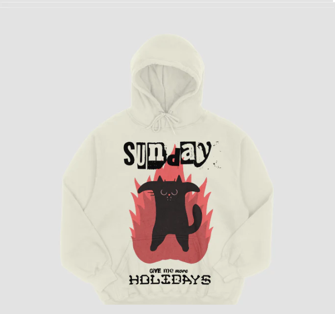 More Holidays Cat Hoodie