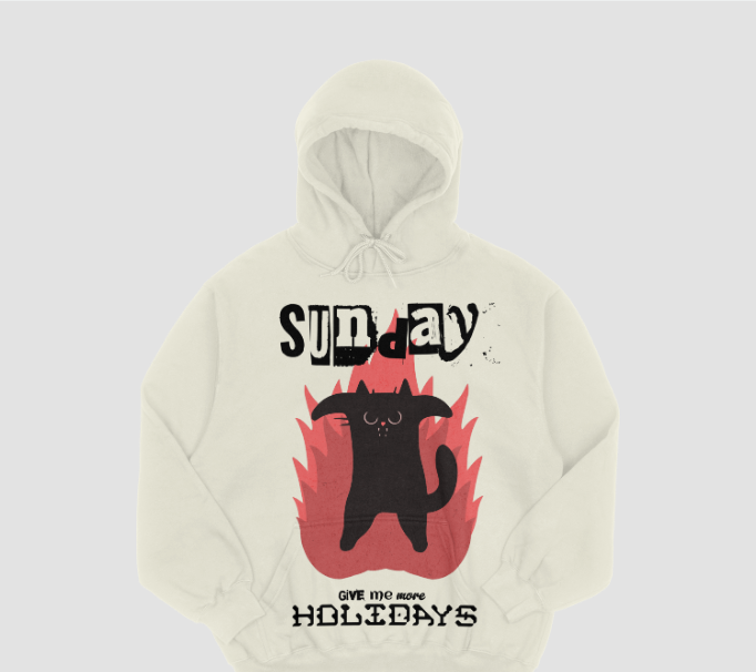 More Holidays Cat Hoodie